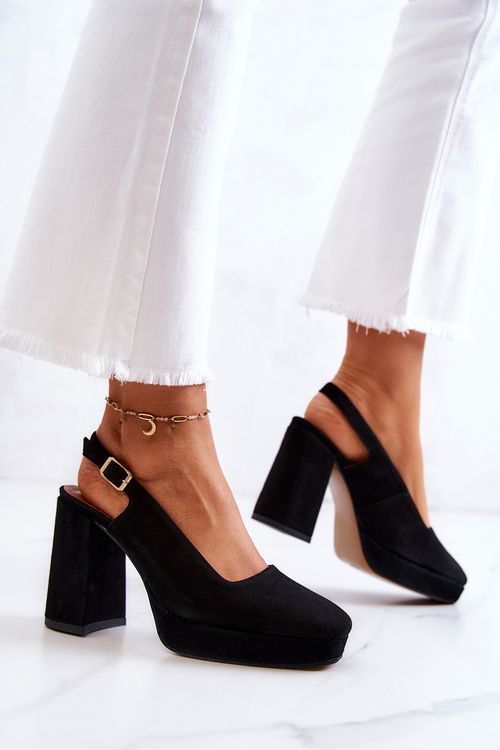 Замшеві туфлі Maciejka 05441-01 Чорні