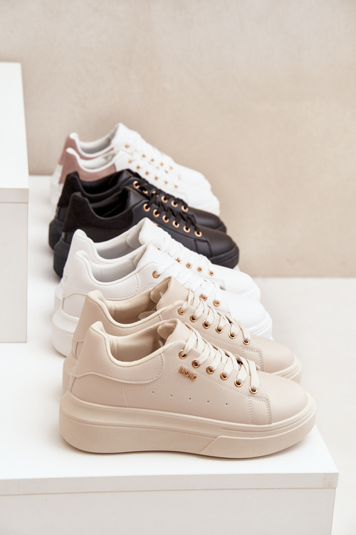 Жіночі Кросівки На Платформі Еко Шкіра Чорні Lelandine