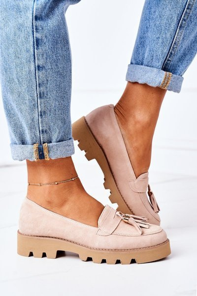 Замшеві мокасини Lewski Shoes 3053 Cappuccino
