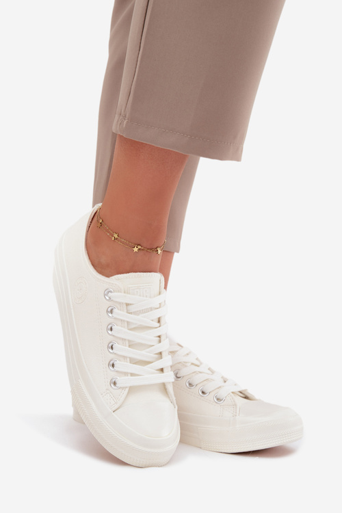 Утеплені Низькі Кеди Жіночі Big Star OO274927 Білі