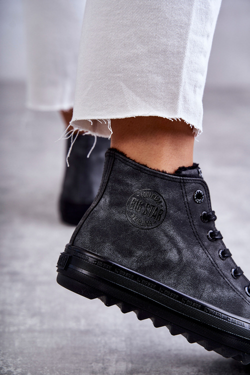 Жіночі кросівки Big Star High Warm Black GG274069