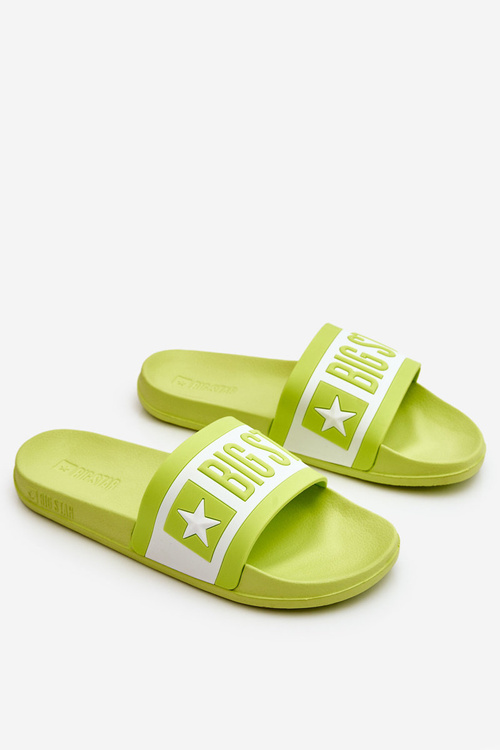 Жіночі класичні тапочки Big Star LL274742 Лайм