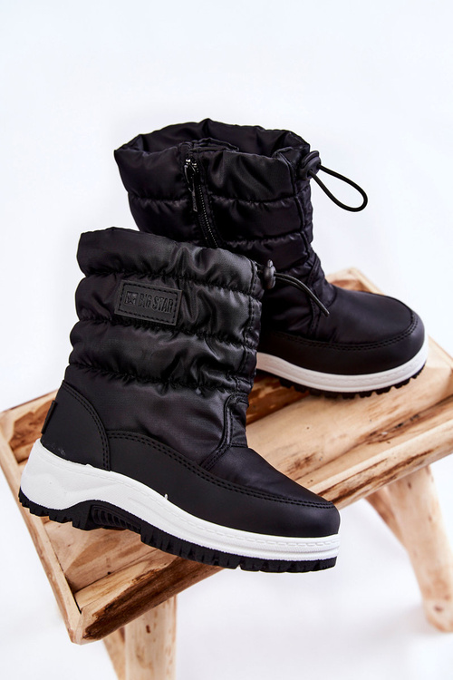 Дитячі снігові черевики на повзунках Big Star KK374235 Чорні