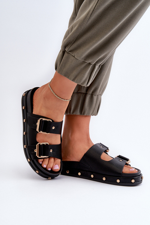 Жіночі босоніжки на платформі Big Star NN27402 Чорні