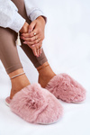 Жіночі хутряні тапочки Pink Sheryl 