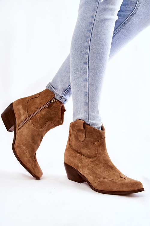 Жіночі ботильйони Spitz Lewski Shoes 3236 Beige