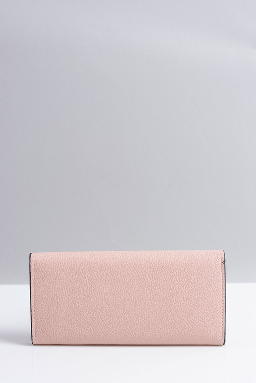 Стильний великий рожевий жіночий гаманець