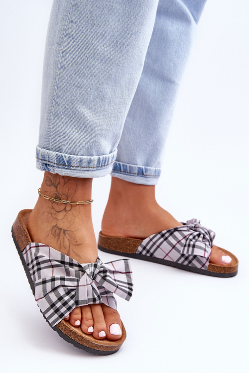 Жіночі шорти з бантом на платформі Grey Vero