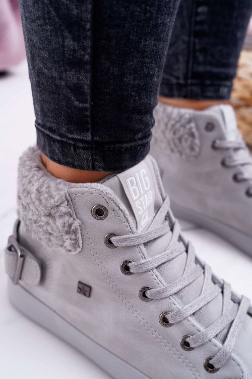 Жіночі високі кросівки Big Star Warm Grey EE274079
