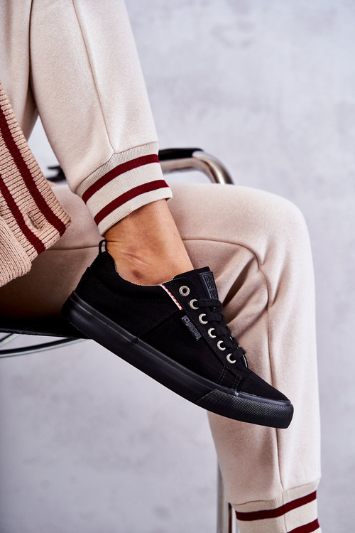 Жіночі низькі кросівки Big Star KK274004 Чорні