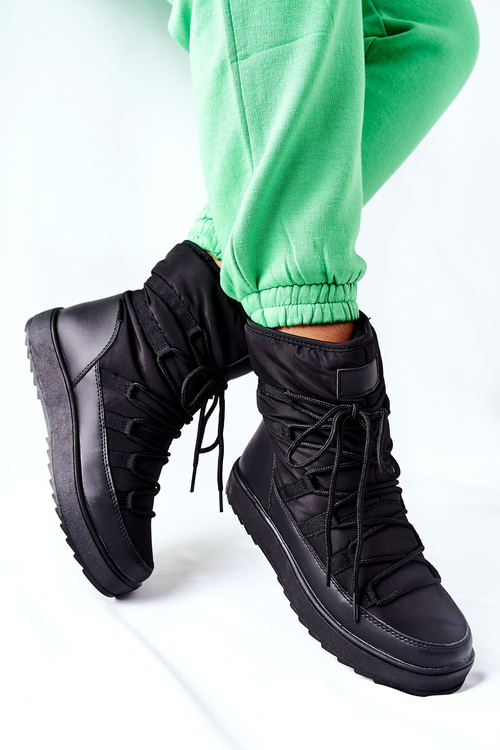 Жіночі зимові черевики чорні Cironeus