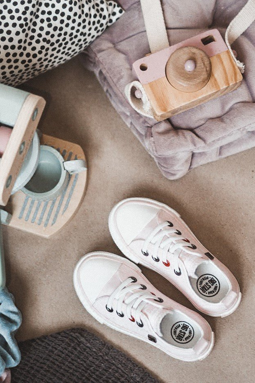 Дитячі класичні низькі кросівки BIG STAR HH374093 Рожеві