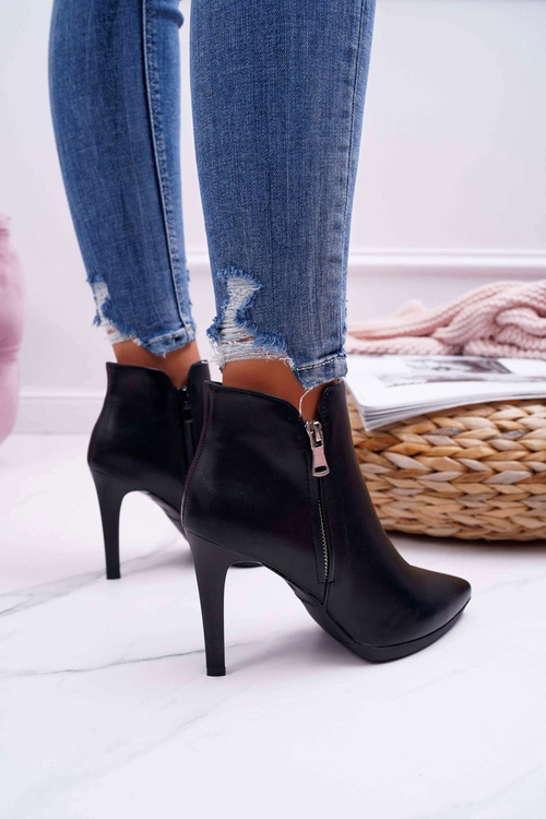 Чоботи жіночі на шпильці Sergio Leone BT502