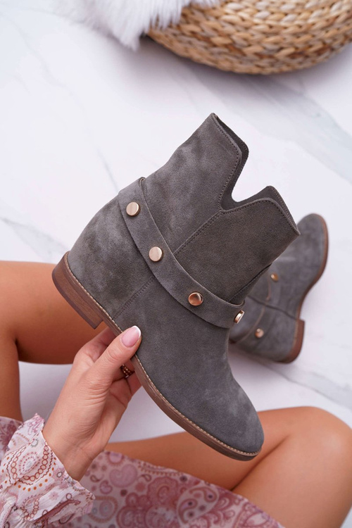 Жіночі черевики Laura Messi 1890 Leather Suede Olive Darmah