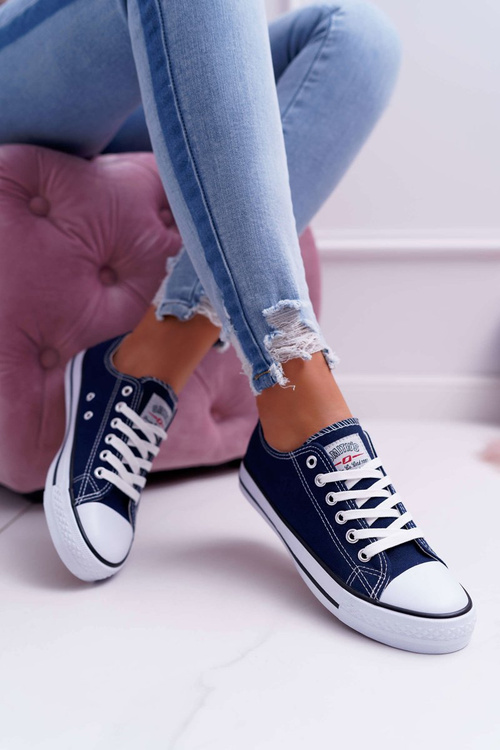 Жіночі низькі кросівки Smith's Navy Blue