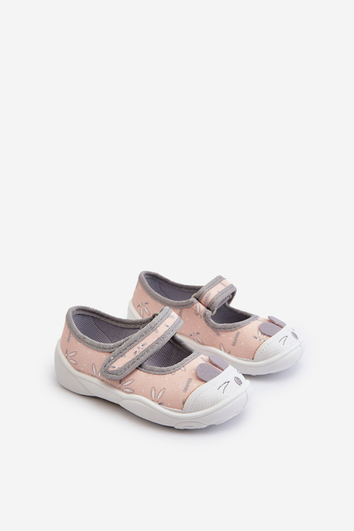 Тапочки Балетки Befado Кролик 209P036 Персик