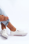 Жіноче шкіряне спортивне взуття білого кольору Mossaia 
