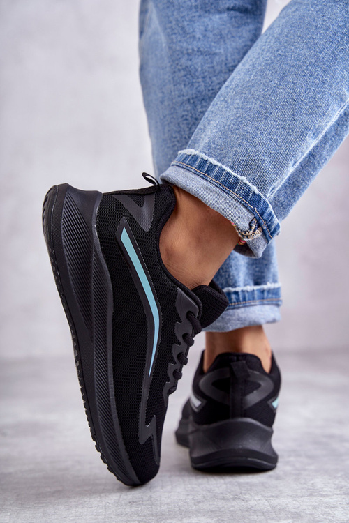 Жіноче модне спортивне взуття Кросівки Black Ida