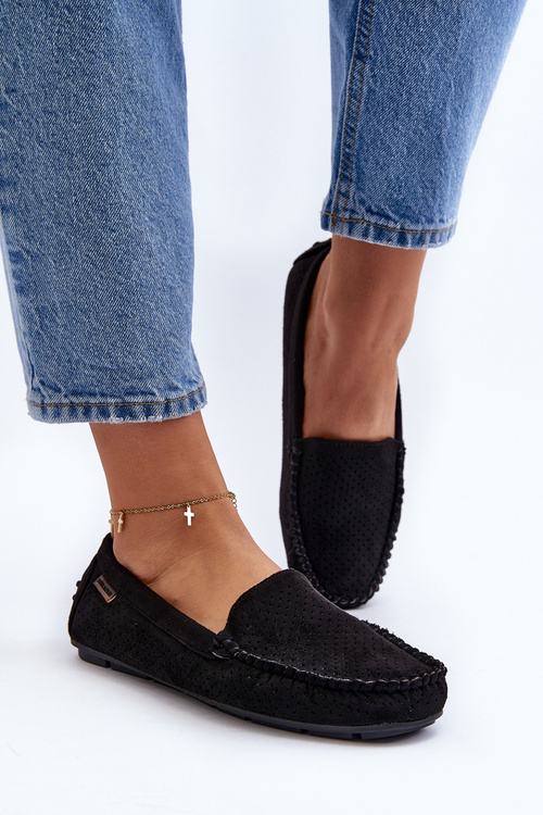 Жіночі чорні лофери Rasirna