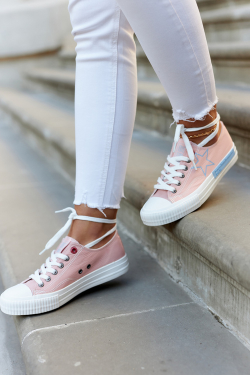 Жіночі низькі кросівки BIG STAR JJ274385 Рожеві