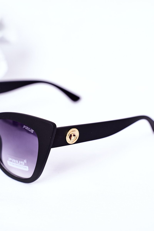 Жіночі сонцезахисні окуляри Cat Eye Matt Black Ombre