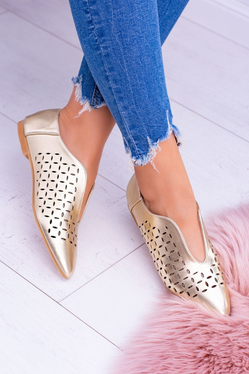 Жіночі напівчеревики Lu Boo Gold Synthia