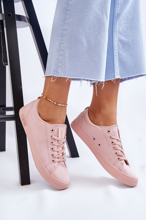 Жіночі низькі кросівки Big Star LL274059 Рожеві