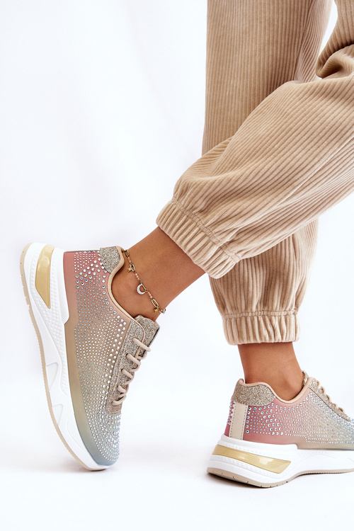 Жіночі кросівки з цирконами різнокольоровий Raiden