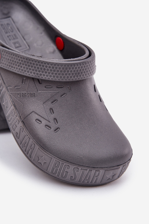 Чоловічі Легкі Клоги Big Star II175007 Сірі