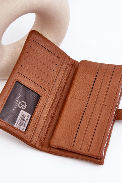 Жіночий місткий гаманець сірий Aenima