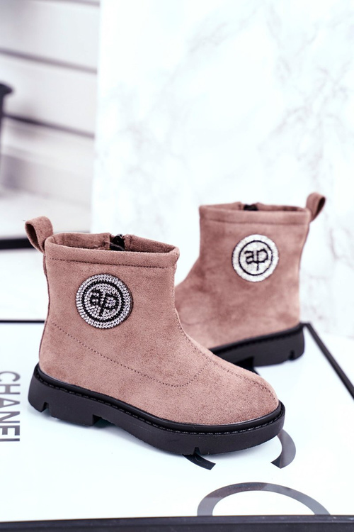 Чоботи дитячі теплі бежеві Alvin