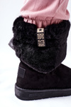 Жіночі зимові черевики Big Star II274123 Чорні