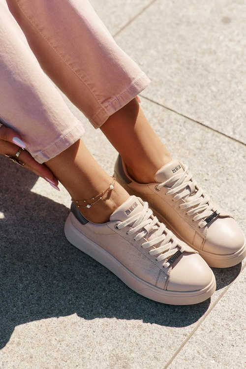 Жіночі Кросівки З Еко Шкіри Big Star RR274259 Бежеві