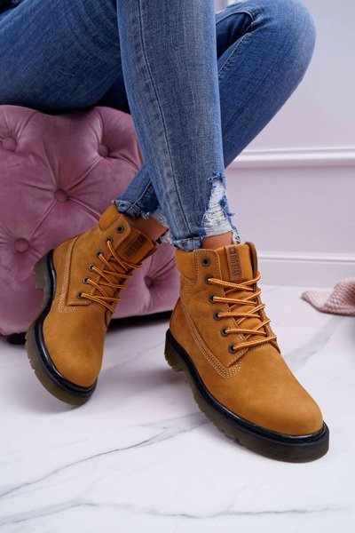 Жіночі чоботи Trappers Big Star Camel EE274013