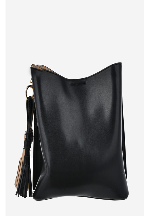 Маленька сумка з еко шкіри Big Star OO574139 Чорна