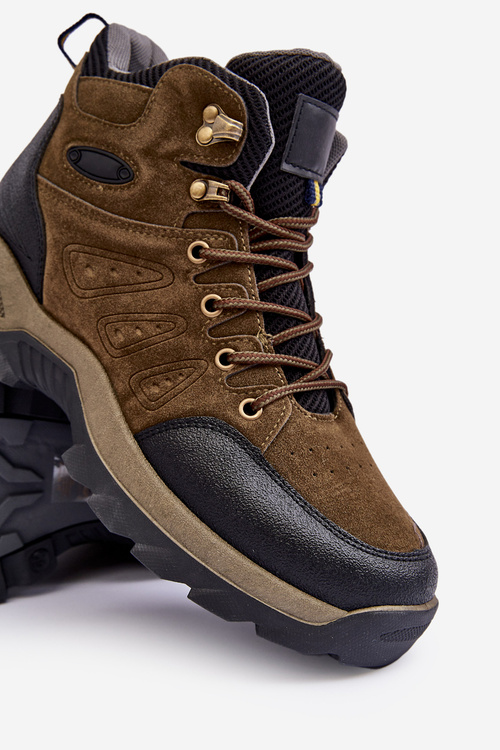 Чоловіче трекінгове взуття темно-зелене Fontanoe