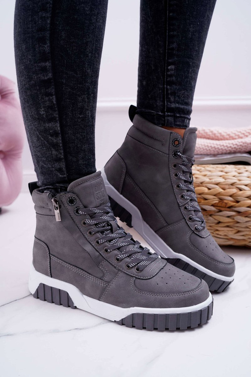 Жіноче спортивне взуття Big Star High Grey EE274222
