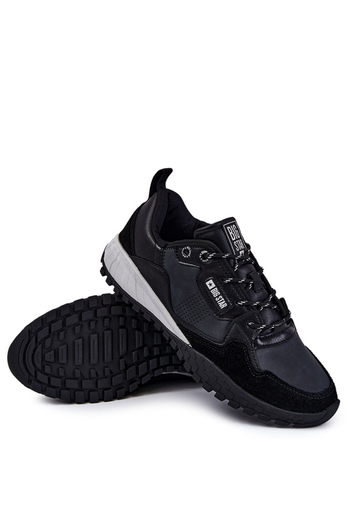 Чоловіче класичне спортивне взуття Memory Foam Big Star KK174270 Чорний