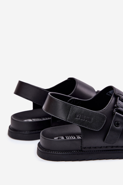 Чоловічі Шкіряні Сандалі Big Star RR174086 Чорні