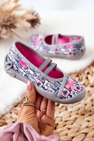 В'єтнамки Ballerinas Befado Cats 116X297 Grey