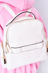 Шкіряний рюкзак / сумка Kidney Bag 2в1 Big Star HH574060 Beige