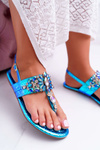 В'єтнамки Сандалі з кристалами Lu Boo Blue
