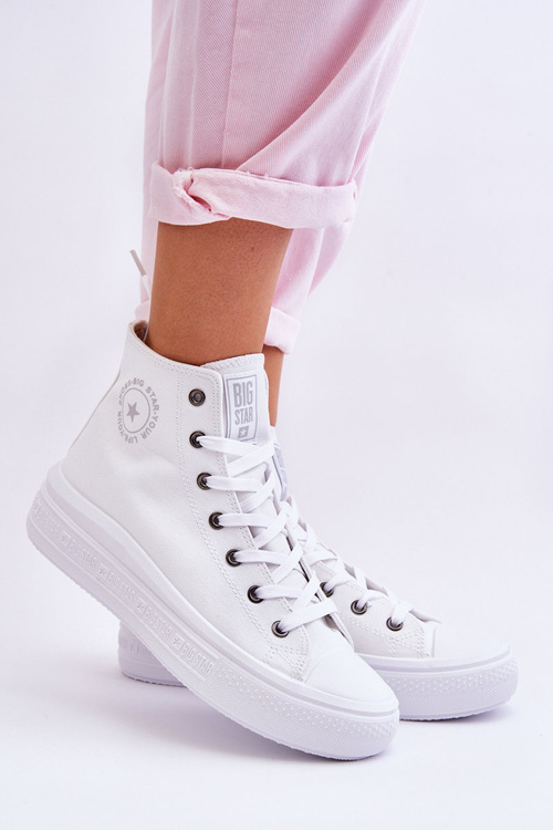 Жіночі високі кросівки Big Star LL274A183 Білі