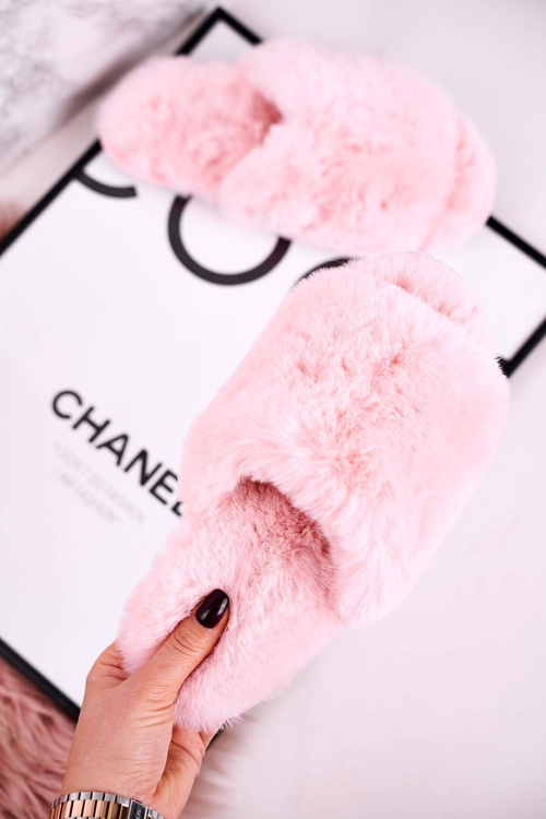 Жіночі пухнасті тапочки Pink Sweet