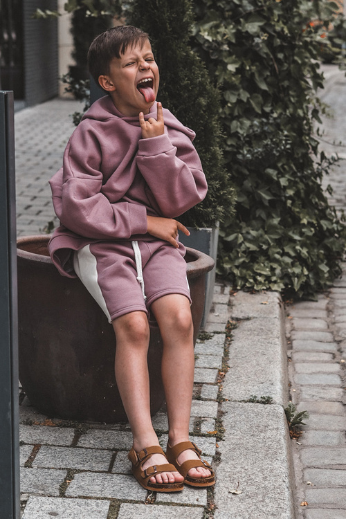 Дитячі босоніжки на корковій платформі із застібкою на липучці Camel Rorria