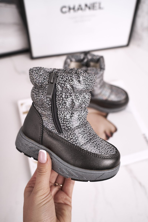 Жіночі зимові черевики теплі з натуральної вовни сірі Cruella