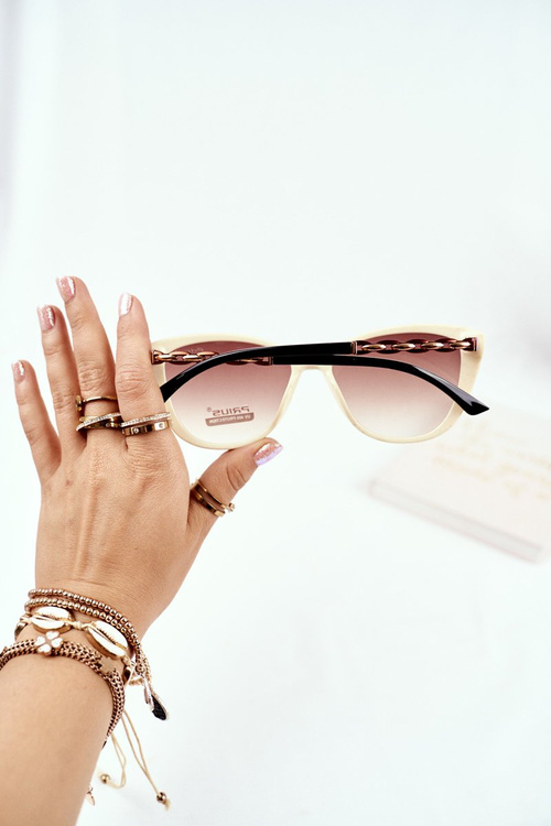 Жіночі сонцезахисні окуляри Prius PR-V32 Black Beige Gradient