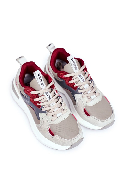 Чоловіче спортивне взуття Big Star Grey Burgund GG174463