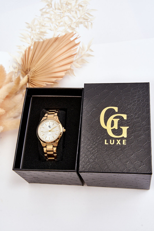 Жіночий водонепроникний годинник GG Luxe Golden