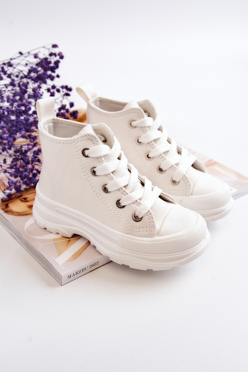 Дитячі високі кросівки White Freeze